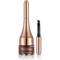 Flormar Pommade à sourcils avec pinceau couleur 02 Châtain clair 2,2 g