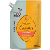 Rogé Cavaillès Cavaillès Huile de Douche - Velouté - Peau Sensible - Amande Bio - Recharge Eco 500 ml