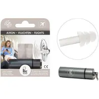 Plic audio Bouchons d'oreilles pour avion, 1 paire, paire réutilisable