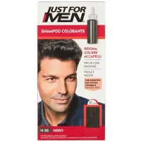 Just for men Color Kit préparation colorante cheveux pour homme teinte H-55 Real Black 1 pcs
