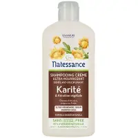 Natessance Shampooing Crème Karité et Kératine Végétale 250 ml Shampooing