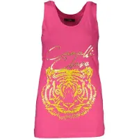 Cavalli Class Femmes, T-shirt, Débardeur rose pour femmes, Rose, (S)