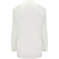 GUESS Femmes, Chemise, Chemise en jean à manches longues blanche pour femmes, Blanc, (XL)