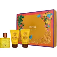 Versace Coffret cadeau Eros Energy : Eau de parfum vaporisateur 50 ml, gel douche 50 ml, baume après-rasage 50 ml