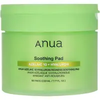ANUA Azelaic Acid 10 Hyaluron Redness Soothing Pad patchs apaisants contre les rougeurs du visage 90 pcs