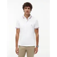 Tommy Hilfiger T-Shirt bleu foncé / rouge carmin / blanc
