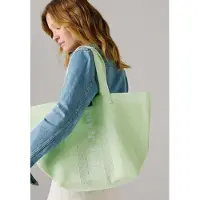 Pepe Jeans Sacs à main 'Knit Winslow' citron / blanc