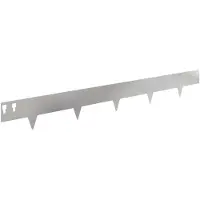 vidaXL Bordure de jardin, 20 pièces, 100 x 12 cm, acier, argenté