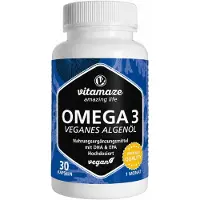 Vitamaze GmbH Omega-3 Vegan Huile d'algues hautement dosée 30 capsules