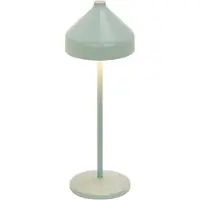 Zafferano Amelie Lampe De Table Led Feuille Verte Rechargeable Et Dimmable