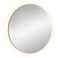 Ebuy24 Drive miroir avec éclairage chêneReproduction.