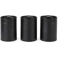 Russell Hobbs RH03268EU7 Liniera 3 Piece Canister Set, Boîte de conservation, Noir