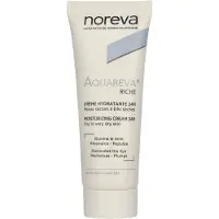 Noreva Aquareva Rich Cream 24H Crème visage pour peaux sèches 40 ml