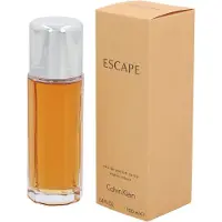 Calvin Klein Escape Spray 100ml Eau De Parfum Jaune Femme