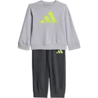 Adidas Survêtement 'ESSENTIALS' anthracite / gris clair / pomme
