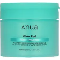 ANUA PDRN 100 Hyaluronic Acid Glow Pad patchs toniques pour une peau hydratée et raffermie 60 pcs