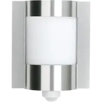 Albert Lampe d'extérieur en acier inoxydable Kampala avec capteur