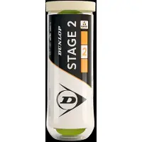 Dunlop Stage 2 Orange Tennis Balls Box Jaune 24 x 3 Balls