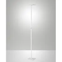 FABAS LUCE Ideal - Lampadaire Led Blanc Orientable En Métal H.180 Cm - Lumière Led 35W Intégrée Cct (3000K 4000K 5000K 6000K)