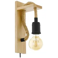 Eglo 43197 RAMPSIDE E27 Applique murale noir marron
