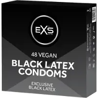 Exs Black - préservatifs noirs (48 pcs)