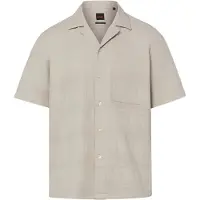 BOSS Rayer 10277654 Short Sleeve Shirt Beige,Gris L Homme