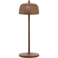 Zafferano Lampe De Table Led Circe Corten Rechargeable Et Dimmable