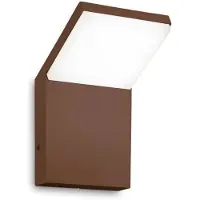 Ideal Lux 322681 OUTDOOR STYLE Applique murale d'extérieur LED 9 W 1100/820 lm 4000 K IP54 Couleur café