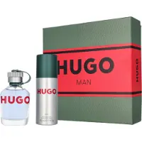 HUGO BOSS Coffret cadeau HUGO pour homme HUGO Men Eau de Toilette 75 ml + Déodorant Spray 150 ml