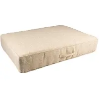 Duvo+ Coussin pour chien Duvo+ Duratex Otho avec plumes, beige, taille : L