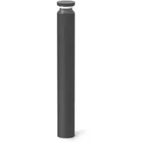 Ideal Lux 346731 BOEING Lampadaire d'extérieur, H 1 000 mm, LED, 14 W, 1 700/300 lm, 3 000 K, IP65, noir
