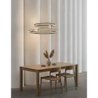 Lyora Suspension noire Torrente ovale