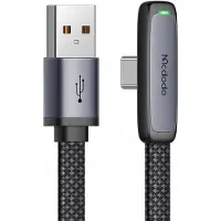 Mcdodo Angle Usb-C Cable Fast Charging Usb Type C 6A 100W Black 1M
