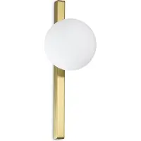 Ideal Lux Applique contemporaine Binomio Laiton Métallique 1 Lumière G9 4W 3000K Ip20