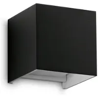 Ideal Lux 313450 OUTDOOR ATOM Applique d'extérieur LED 12 W 1050/670 lm 3000 K IP54 noir