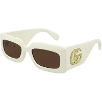 Gucci Gg0811s-002 53/21/145 Woman Sunglasses Beige Brown/CAT3 Femme