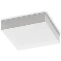 Ideal Lux 326245 SNOW Plafonnier d'extérieur 250 x 250 mm LED 18 W 2050/1420 lm 4000 K IP65 blanc