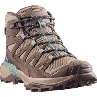 Salomon - Chaussures de randonnée journée en GORE-TEX - X Ultra 360 Ltr Mid GTX W Dsrtan en Cuir - Taille 39 1/3 - Marron