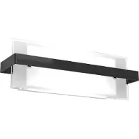 TOP LIGHT Applique Toplight Cross 2 Lumières Avec Douille E27, Structure Noire Et Blanche, Design Moderne 44X12X15Cm