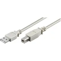 Goobay Usb Ab 300 Hs 3m Cable Usb Usb à Usb B Grey -