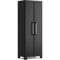 Keter Detroit Alto Black - Armoire à outils 182 cm - 4 étagères réglables - 65x45x182 cm