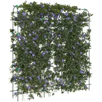 vidaXL Treillis de jardin pour plantes grimpantes forme de U acier