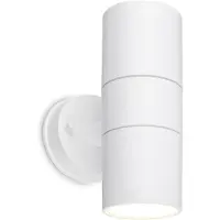 Briloner Lampe LED murale, protection contre les éclaboussures et la poussière, Up-& Downlight, blanc, dimensions: 16 x 7,5 x 11 cm