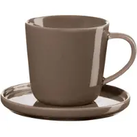 Asa selection Tasse à espresso avec soucoupe Coppa Kaori, 80 ml