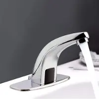OEM Robinet à capteur automatique en laiton - Infrarouge, sans contact - Robinet de lavabo à capteur sans contact avec une portée de 30 cm