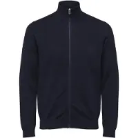 Selected Vestes en maille 'Berg' bleu marine