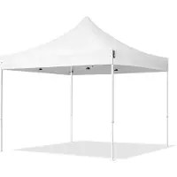 TOOLPORT 3x3 m Tonnelle pliante Acier, PES 700, blanc