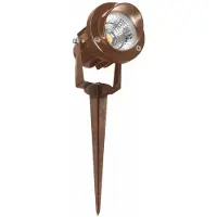 Beneito Faure Projecteur Led Extérieur Fade 5, Ouverture À 45°, Température De Couleur 2200K, Finition Corten Texturée - Haute Qualité