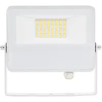 Beneito Faure Projecteur Led Extérieur Sky 30W Avec Technologie De Commutation Cct 3000K/4000K/5000K, Faisceau De 115°, Finition Blanc Mat -