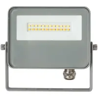 Beneito Faure Projecteur Led Extérieur Sky 10W Avec Technologie De Commutation Cct 115° (3000K/4000K/5000K), Finition Argent Mat -